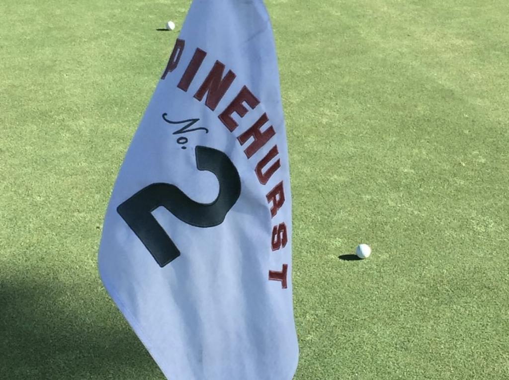 flag on the course at Pinehurst. The city was just named America's Safest Place To Retire