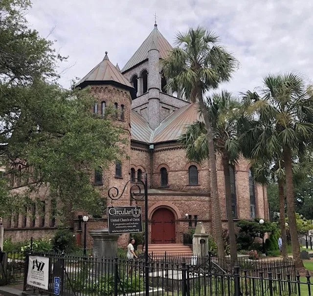 Famous Circular Church in Charleston, just named best city in the U.S. by Travel+Leisure